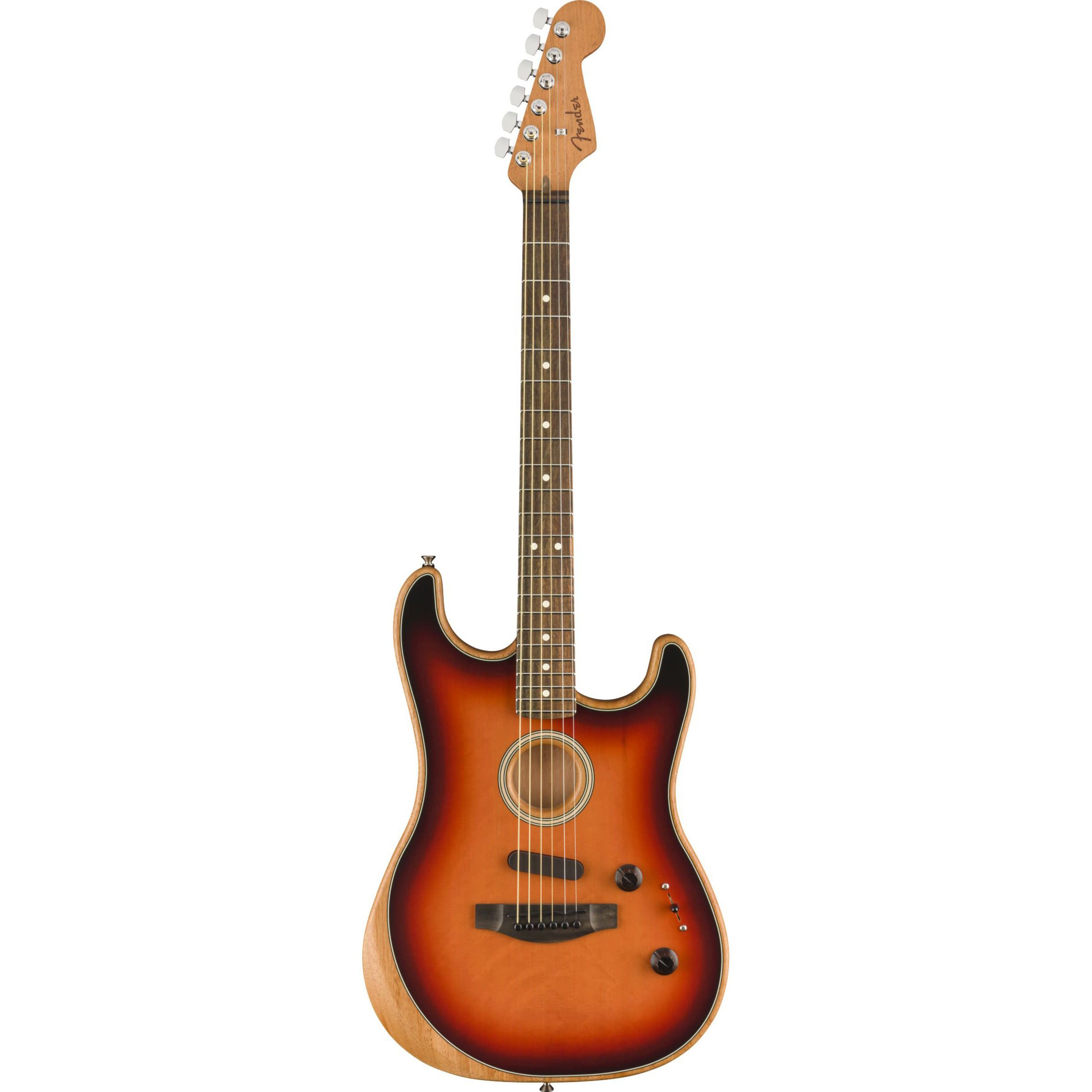 Fender Acoustasonic Stratocaster 3 Tone Sunburst Гитары акустические