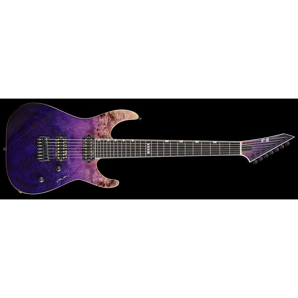 ESP E-II M-II NECK THRU Purple Natural Fade Электрогитары