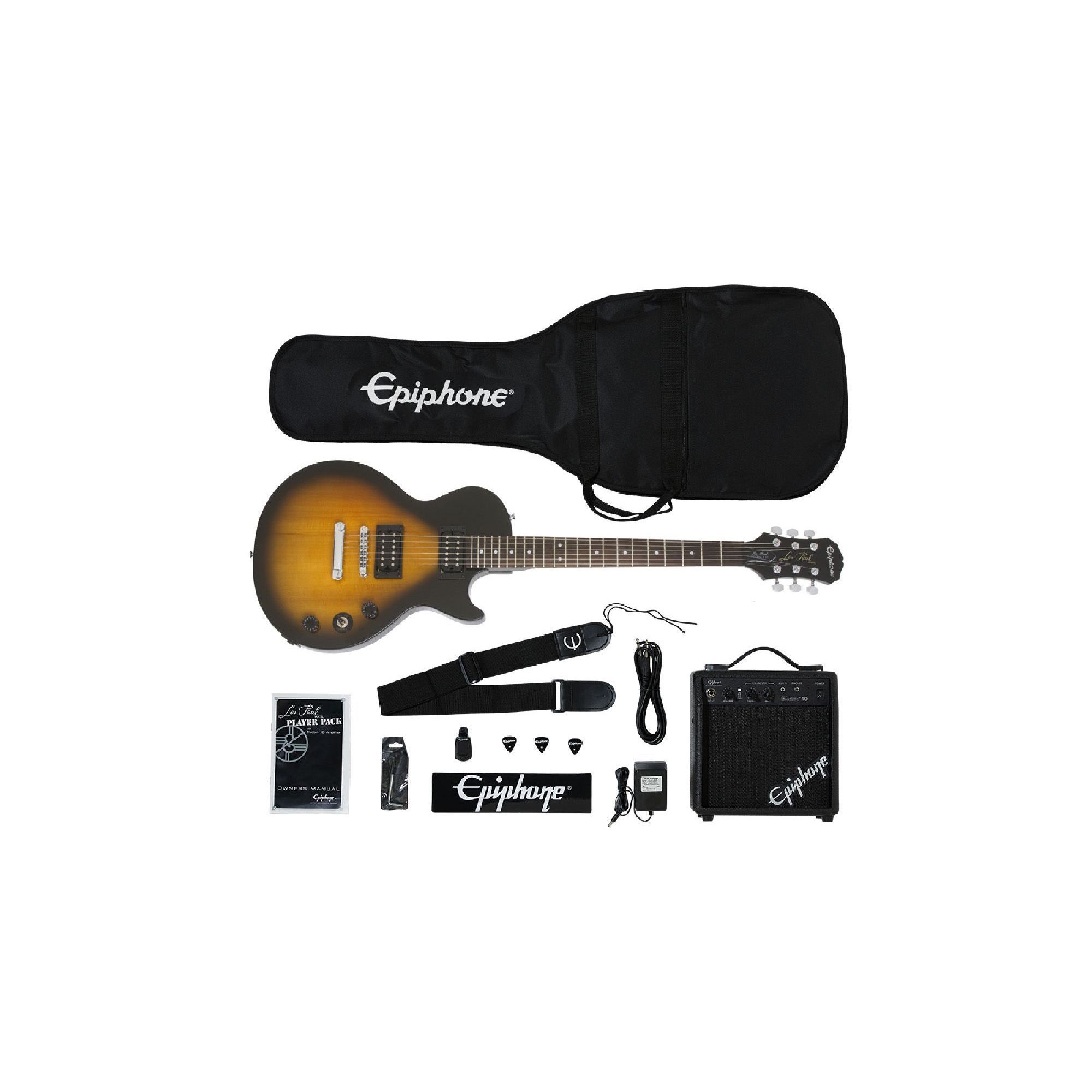 Epiphone Les Paul Player Pack 230V Vintage Sunburst Электрогитары