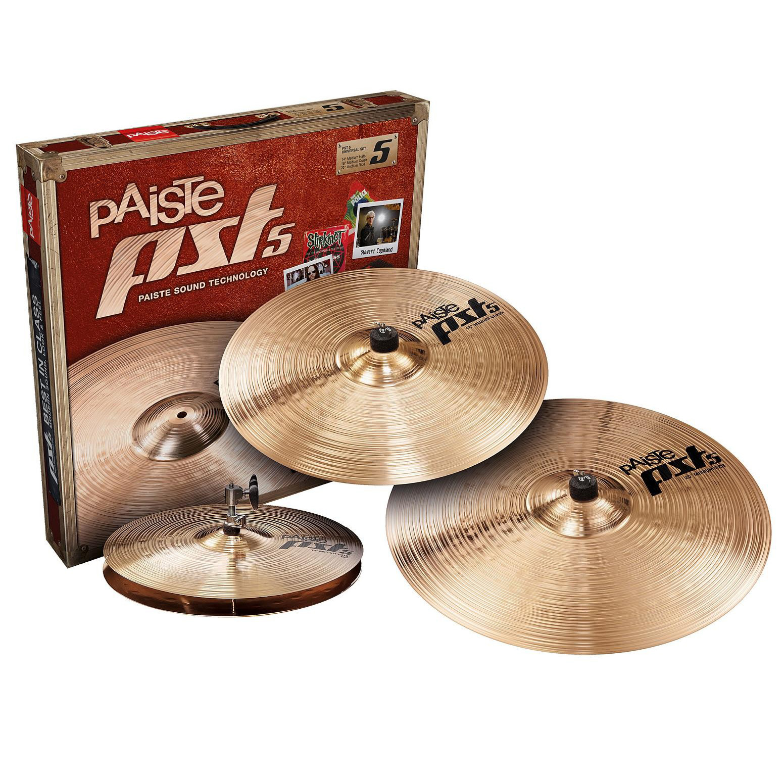 Paiste PST 5 N UNIVERSAL SET 14/18/20 + BONUS 16 Наборы тарелок