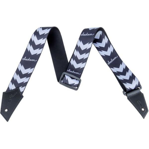 Jackson Strap Jackson DBL V BLK/WHT Ремни для гитар