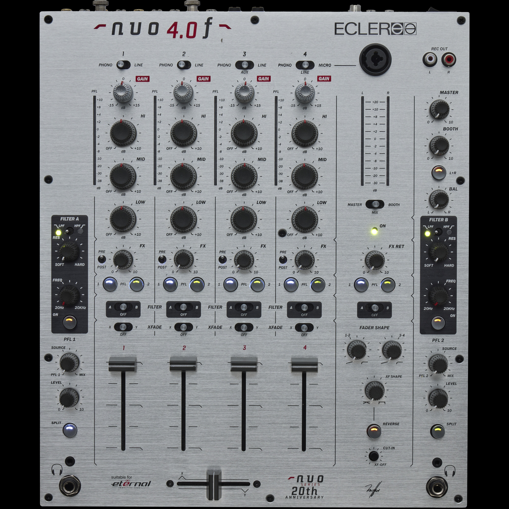 Ecler NUO 4.0F Silver Различное Музыкальное Оборудование