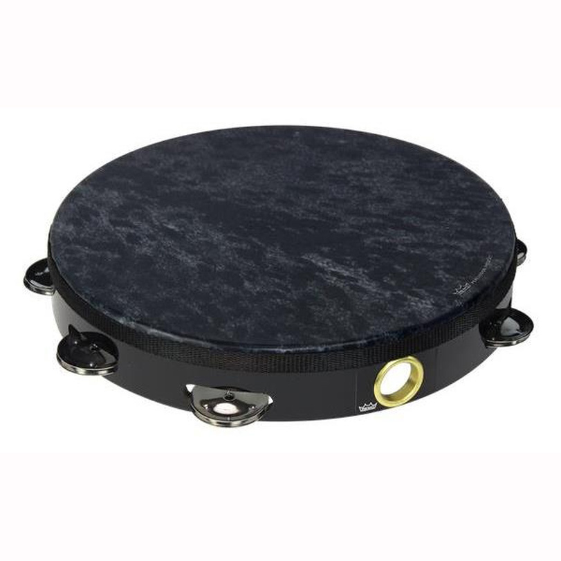 Remo Wild Tambourine - Skyndeep Black, 10. Ударные инструменты