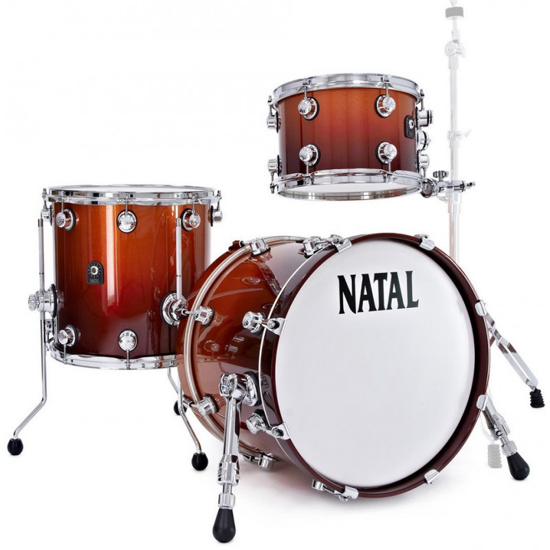 Natal KAR-TJ-SNB ARCADIA DRUM SET TRADITIONAL JAZZ WITH HARDWARE Sunburst LACQUER Natal KAR-TJ-SNB ARCADIA DRUM SET TRADITIONAL JAZZ WITH HARDWARE Sunburst LACQUER Ударные инструменты