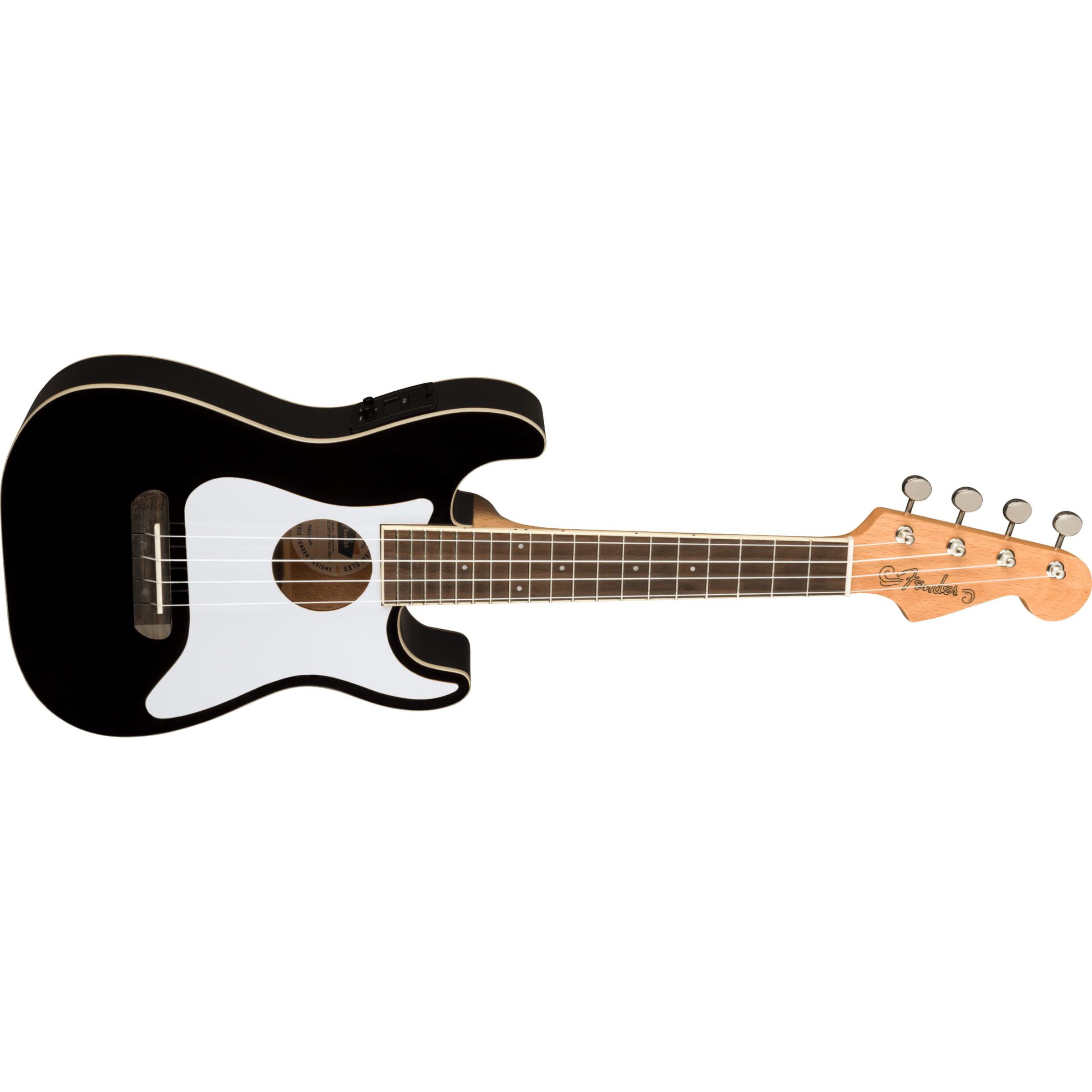 Fender Fullerton Strat Uke Black Fender Fullerton Strat Uke Black Народные инструменты