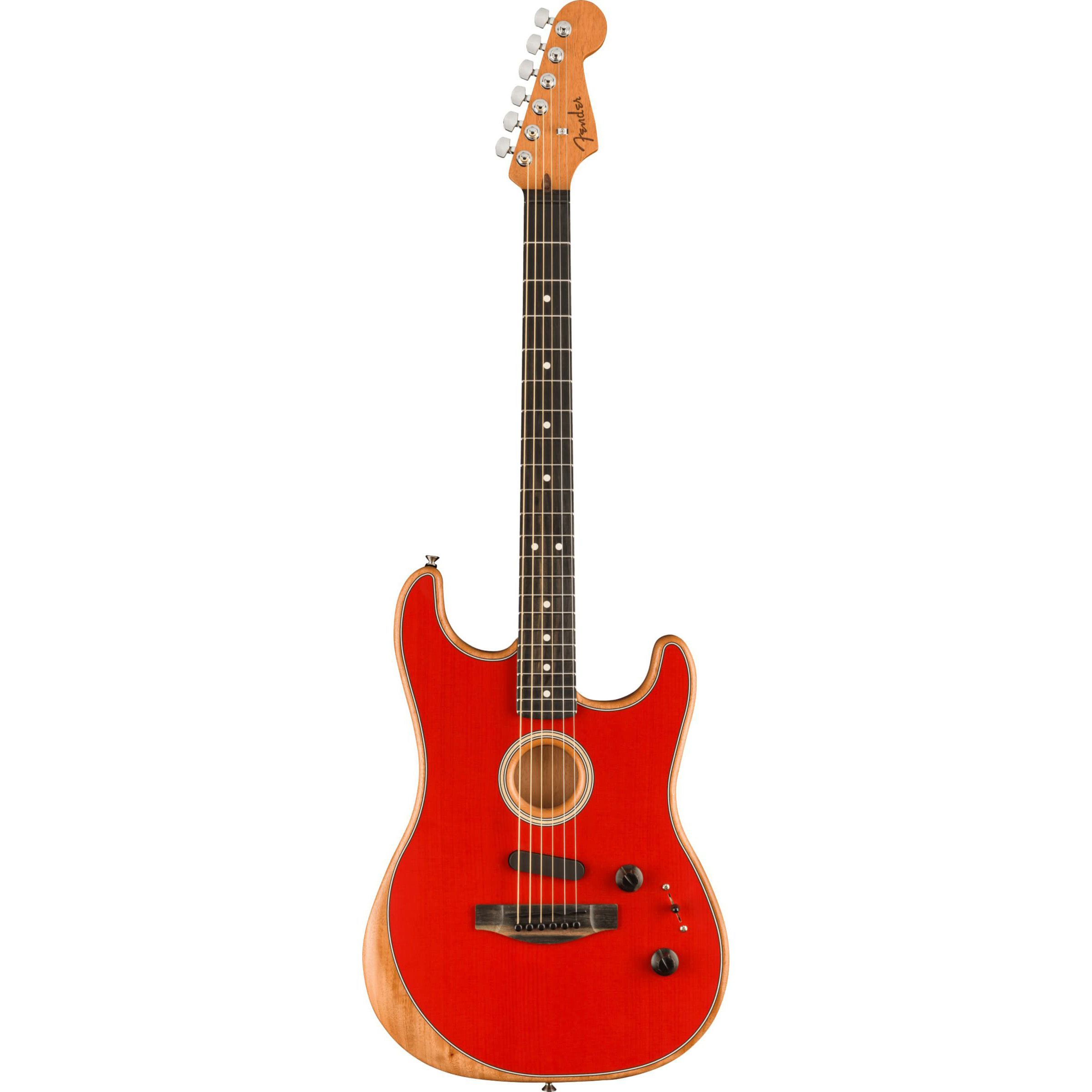 Fender Acoustasonic Stratocaster Dakota Red Гитары акустические