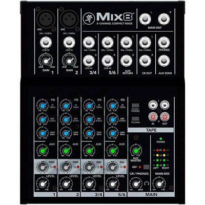 Mackie Mix8 Активные микшерные пульты