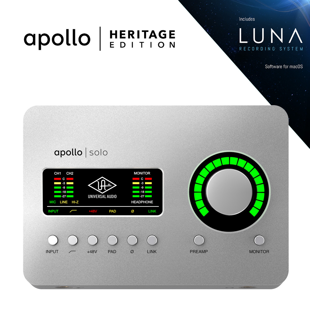 Universal Audio Apollo Solo Heritage Edition Universal Audio Apollo Solo Heritage Edition Звуковые карты Thunderbolt