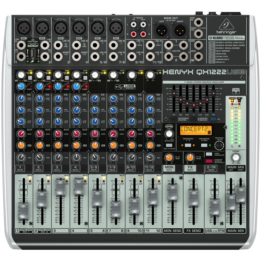 Behringer XENYX QX1222USB Аналоговые микшеры