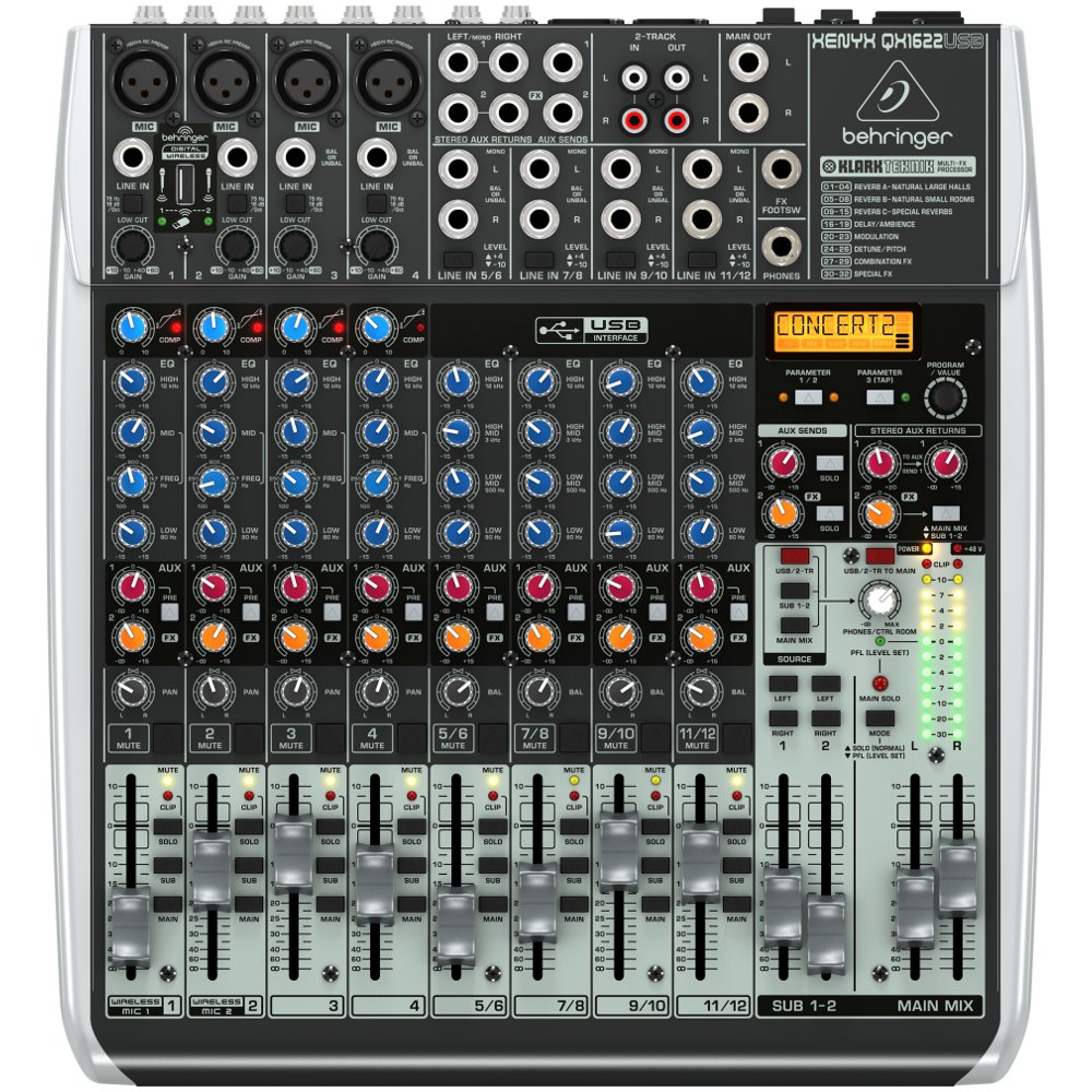 Behringer XENYX QX1622USB Аналоговые микшеры