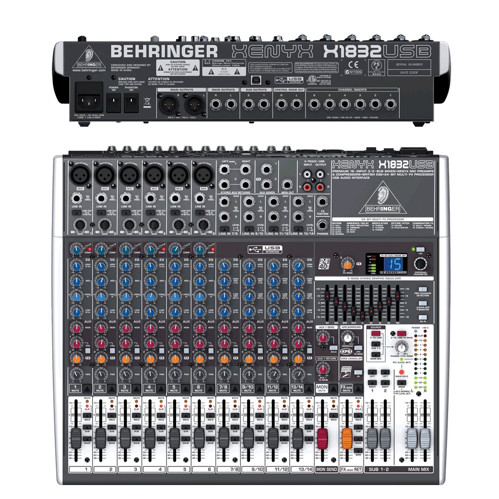 Behringer XENYX X 1832USB Аналоговые микшеры