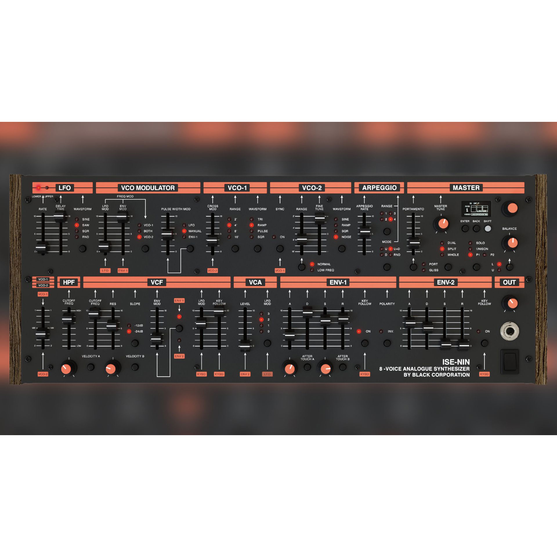 Black Corporation ISE-NIN Black Corporation ISE-NIN Клавишные аналоговые синтезаторы