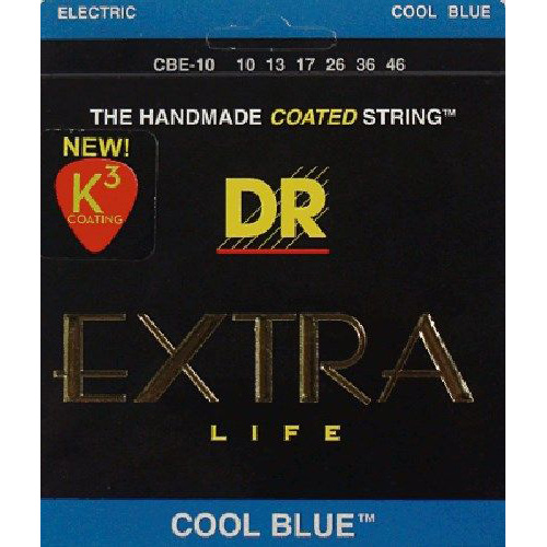 DR Strings CBE-10 COOL BLUE Cтруны для электрогитар