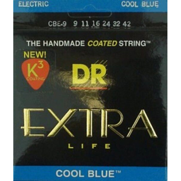 DR Strings CBE-9 COOL BLUE Cтруны для электрогитар