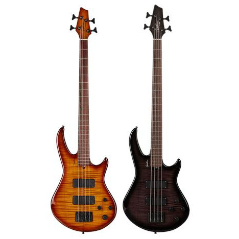 Godin 25411* BG4 Trans Balck Flame RN Бас-гитары