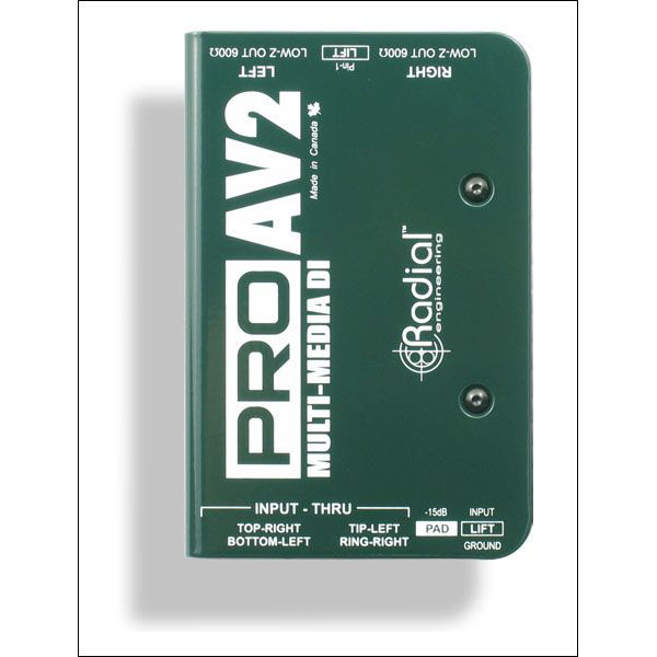 Radial PRO-AV2 Коммутация студийная