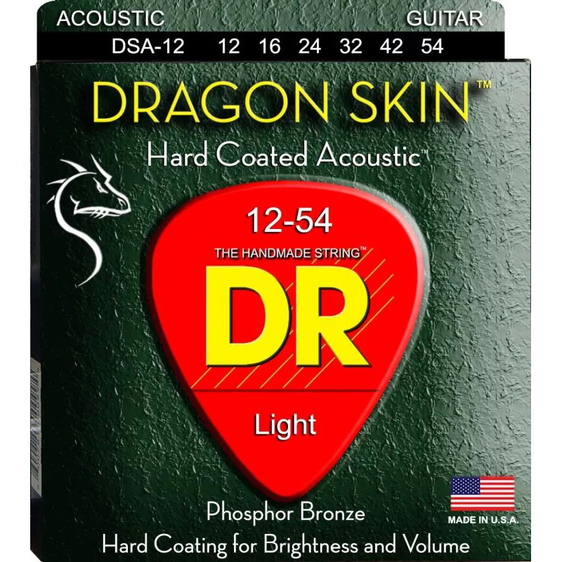 DR Strings DDSA-12 DRAGON SKIN DR Strings DDSA-12 DRAGON SKIN Струны для акустических гитар