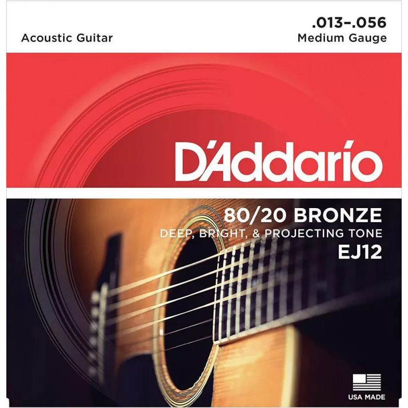 J.D.Addario EJ12 BRONZE 13-56 J.D.Addario EJ12 BRONZE 13-56 Струны для акустических гитар