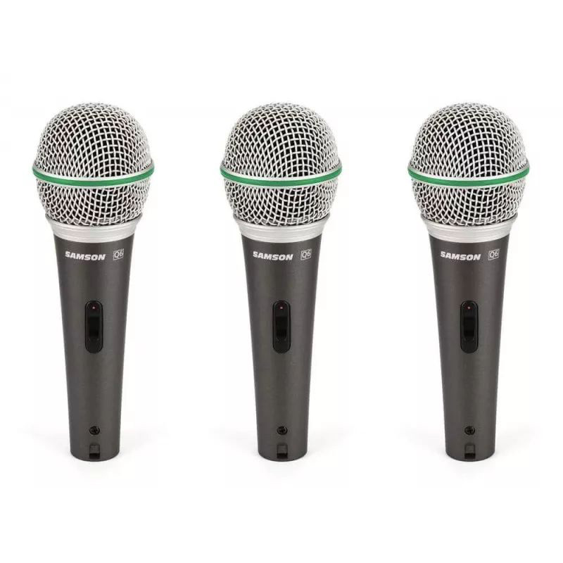Samson Q6 CL 3 PACK Samson Q6 CL 3 PACK Микрофонные наборы