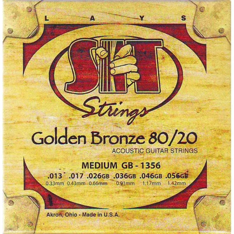 S.I.T. Strings GB1356 Golden Bronze 80/20 S.I.T. Strings GB1356 Golden Bronze 80/20 Струны для акустических гитар