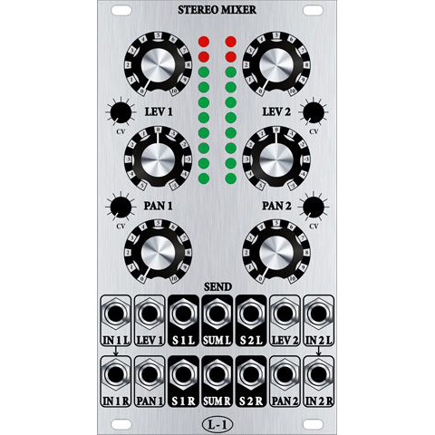 L-1 2 Channel VC Stereo Mixer Eurorack модули