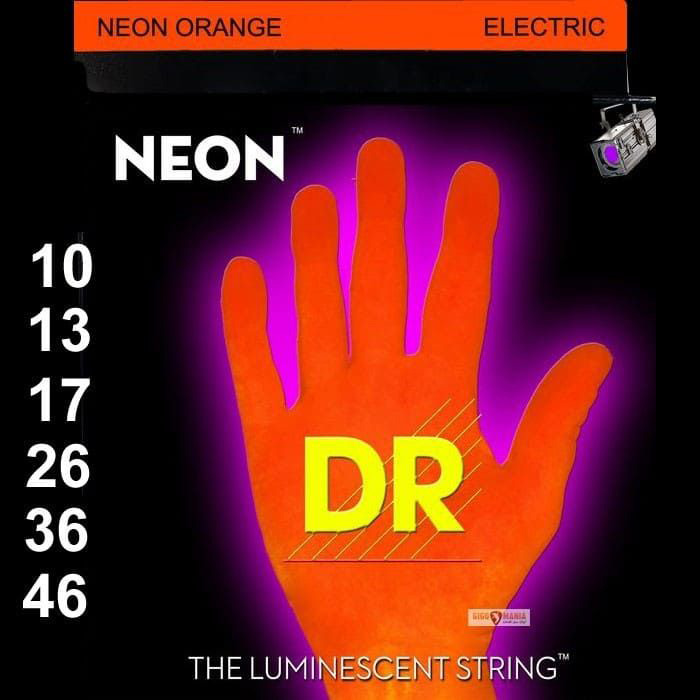 DR String NOE-10 NEON Cтруны для электрогитар