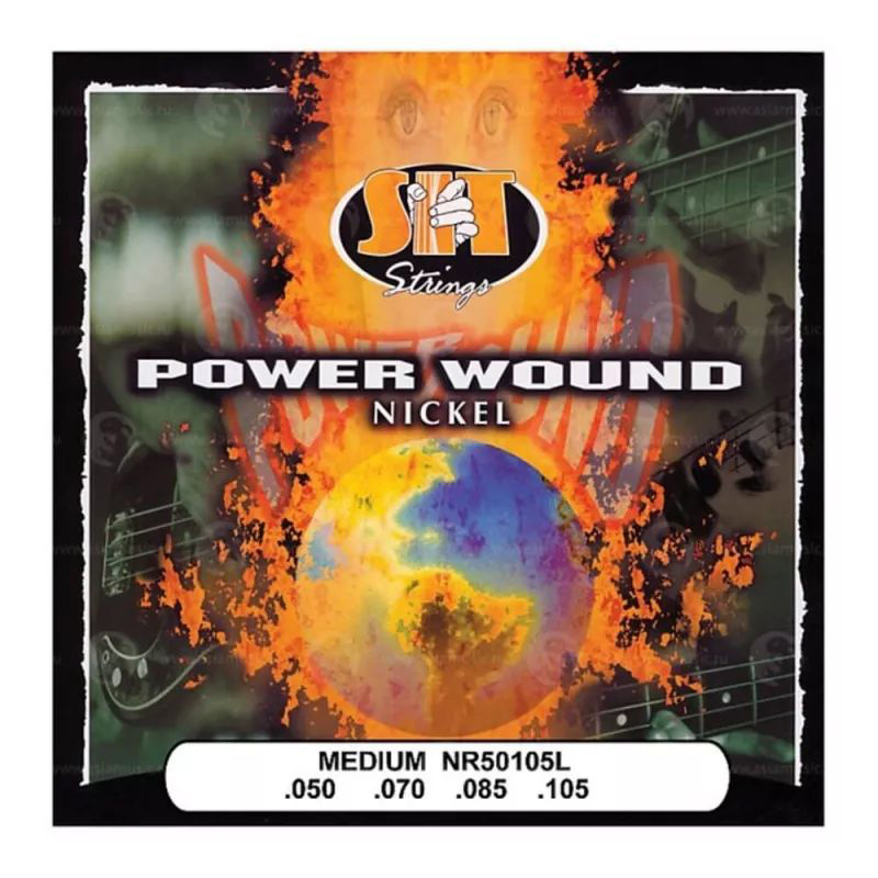 S.I.T. Strings NR50105L Powerwound Nickel S.I.T. Strings NR50105L Powerwound Nickel Струны для бас-гитар