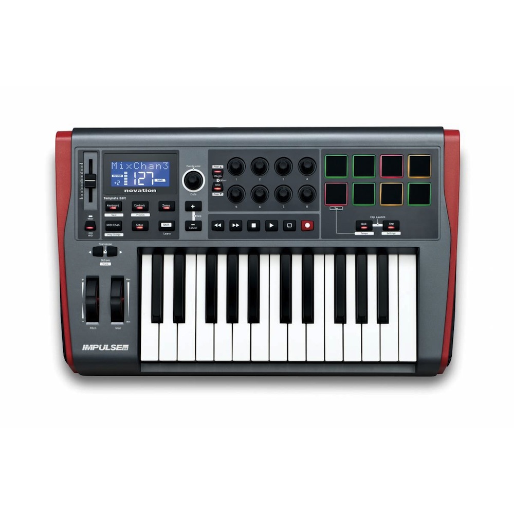 Novation Impulse 25 Миди-клавиатуры