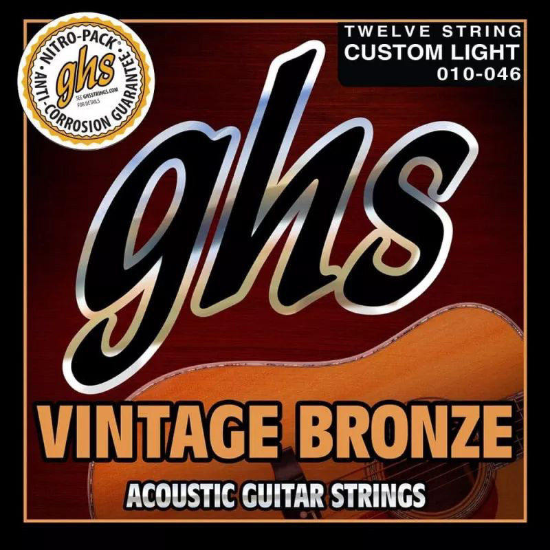 GHS VN-12L VINTAGE BRONZE GHS VN-12L VINTAGE BRONZE Струны для акустических гитар