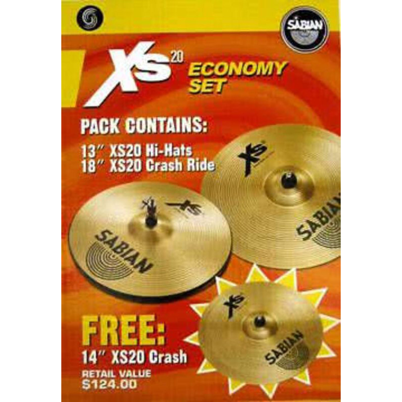 Sabian XS5004NP XS20 Economy Pack (Sp) Наборы тарелок