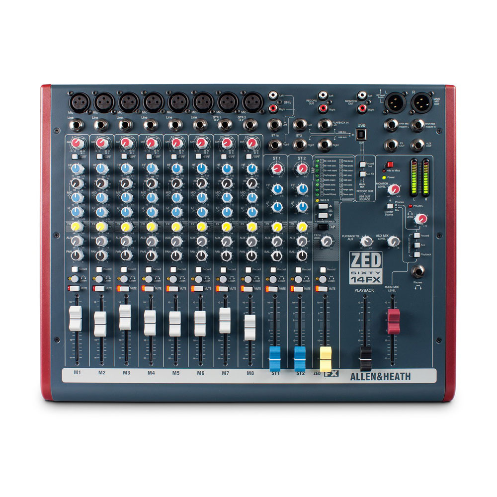 Allen & Heath ZED60-14FX Аналоговые микшеры