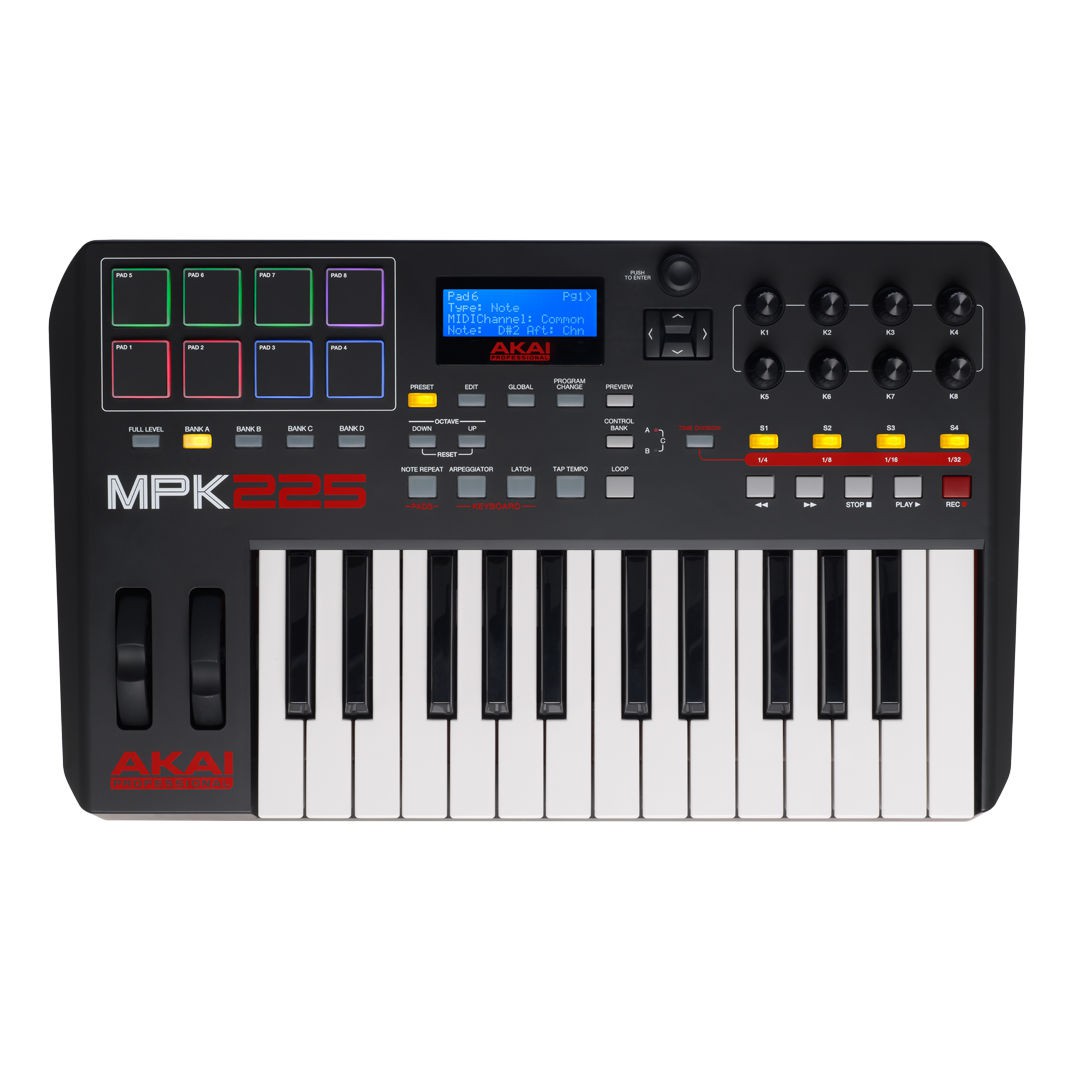 AKAI MPK225 Миди-клавиатуры