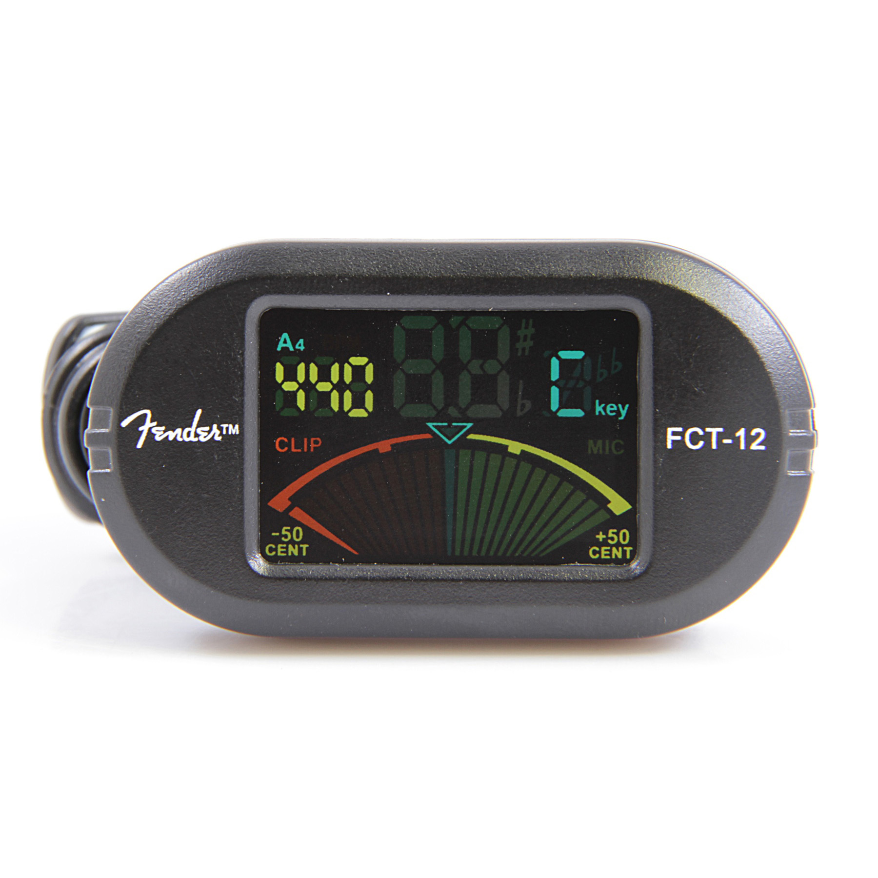 Fender FCT-012 COLOUR CLIP-ON TUNER Оборудование гитарное