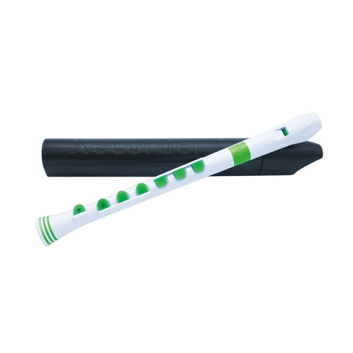 Nuvo Recorder+ White/green With Hard Case Nuvo Recorder+ White/green With Hard Case Сопрано блокфлейты