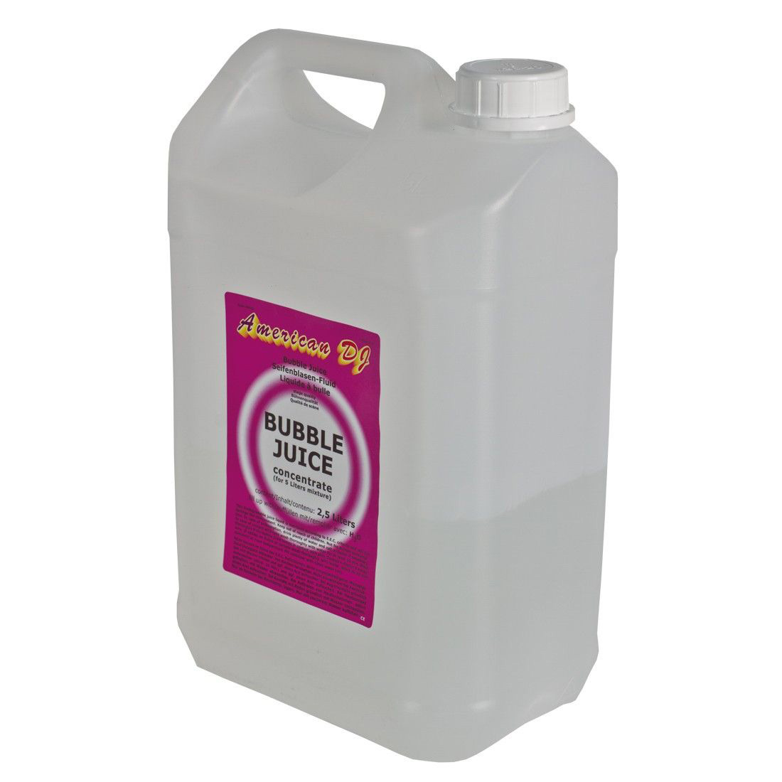 ADJ Bubble juice ready mix 5 Liter Дым, снег, туман, мыльные пузыри