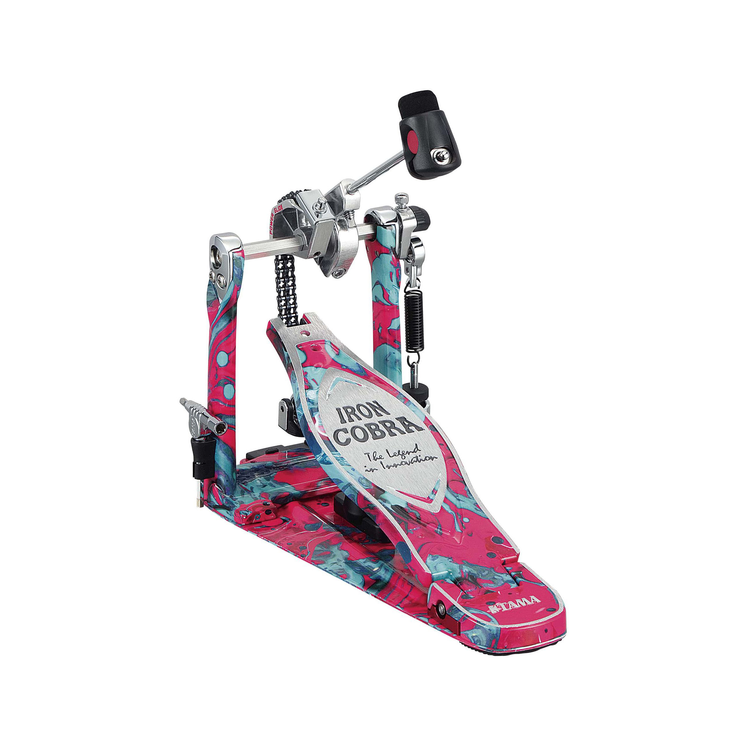 Tama HP900PMCS Power Glide Single Pedal, Coral Swirl Tama HP900PMCS Power Glide Single Pedal, Coral Swirl Педали для ударных инструментов