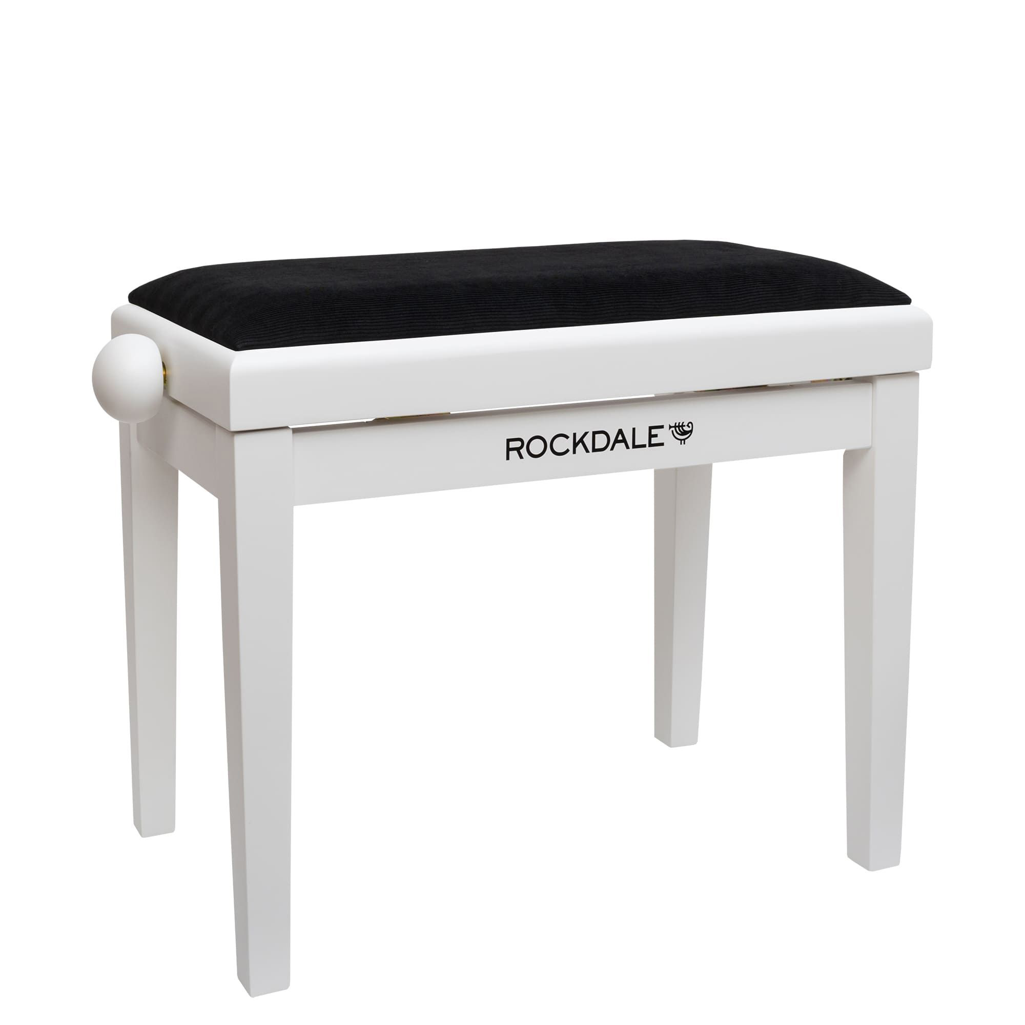 Rockdale RHAPSODY 131 SV WHITE BLACK Банкетки для клавишных инструментов