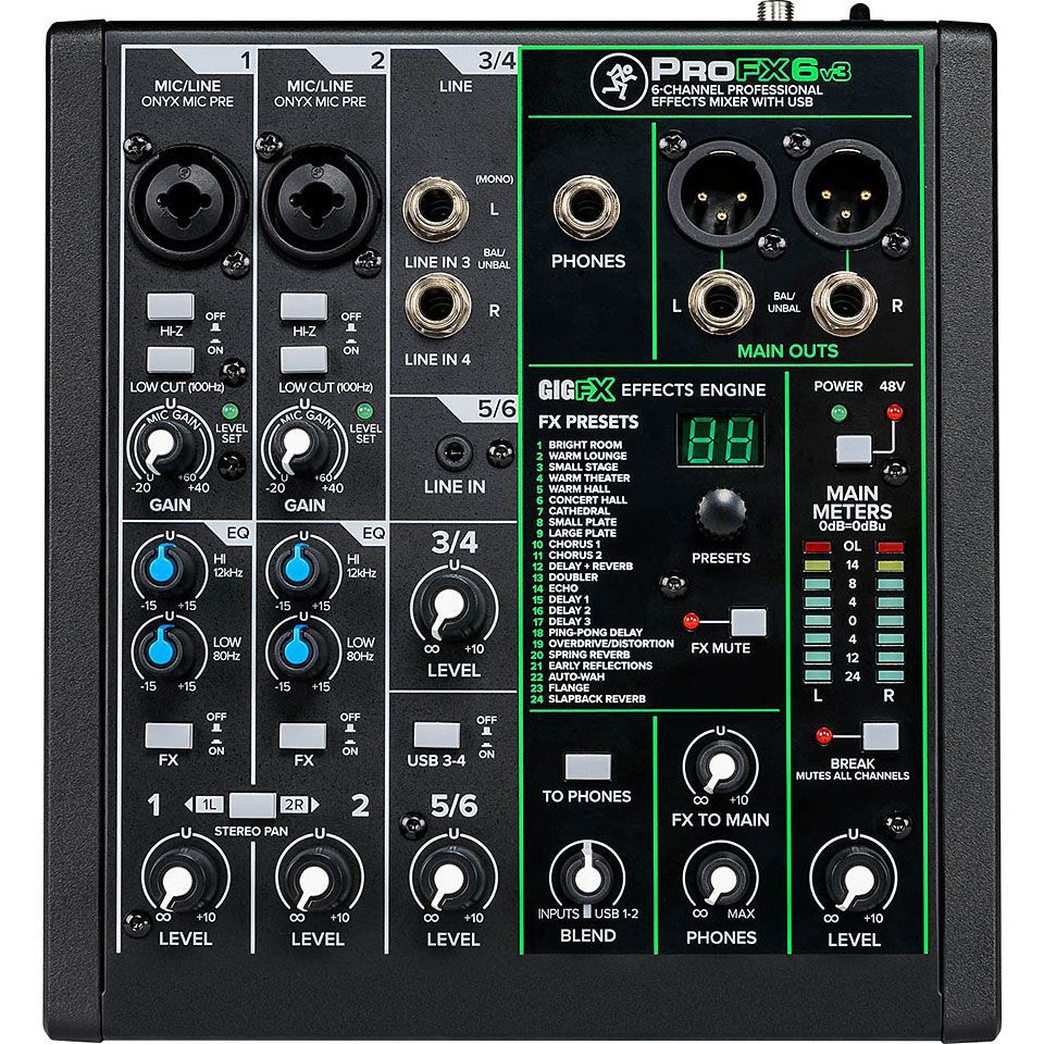 Mackie ProFX6v3 Аналоговые микшеры