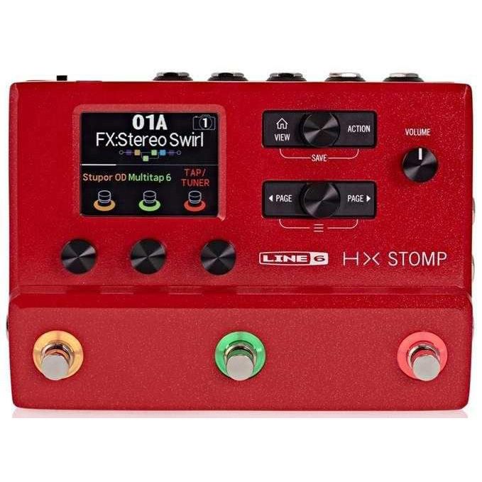 Line6 HX STOMP LIMITED EDITION RED Процессоры эффектов для гитар