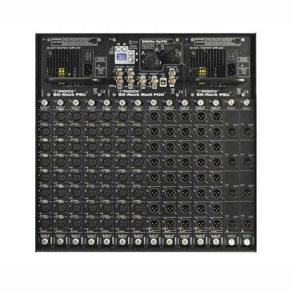 DiGiCo SD-Rack, OpticalCON Optics DiGiCo SD-Rack, OpticalCON Optics Цифровые микшерные пульты