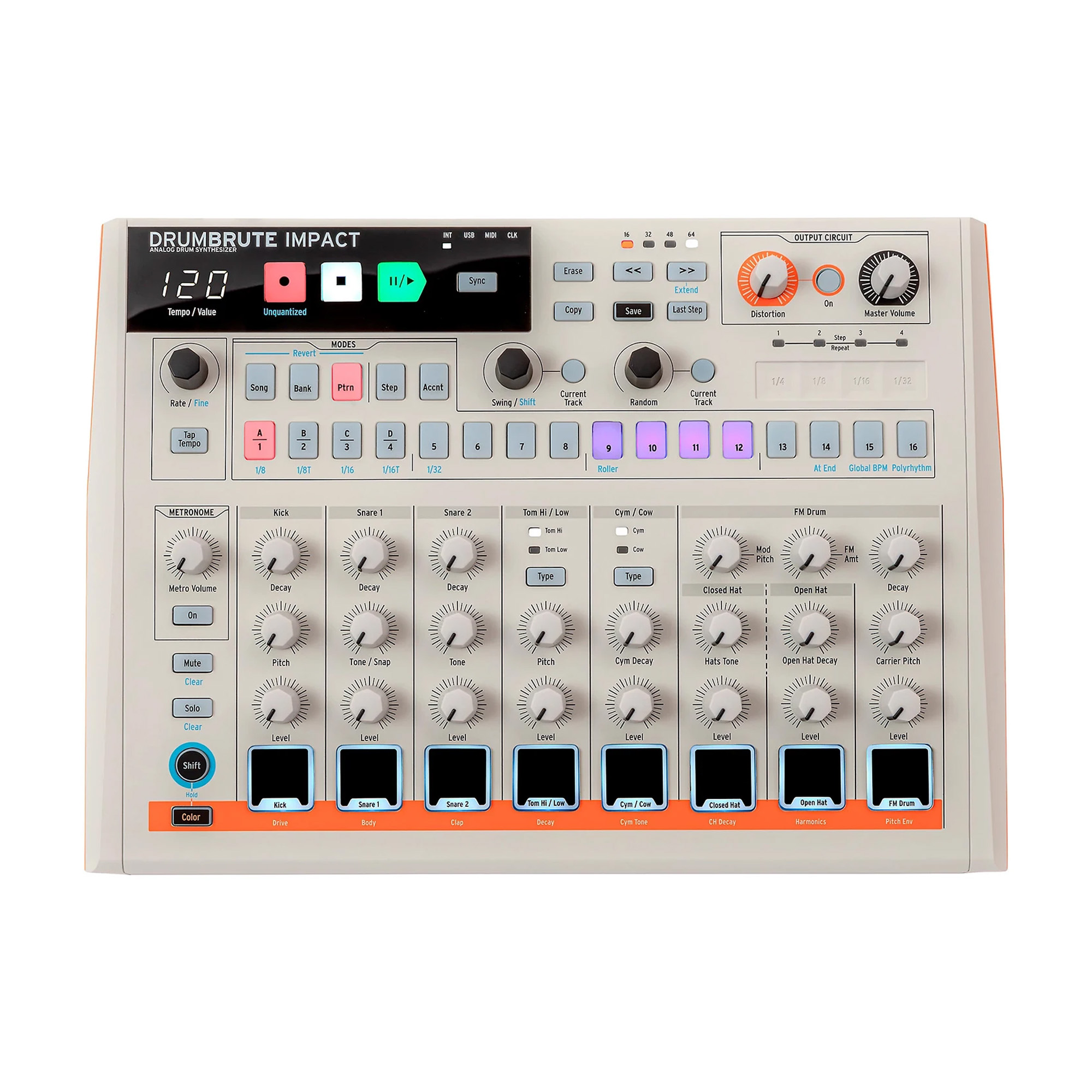 Arturia DrumBrute Impact 1984 Arturia DrumBrute Impact 1984 Настольные сэмплеры и драм-машины