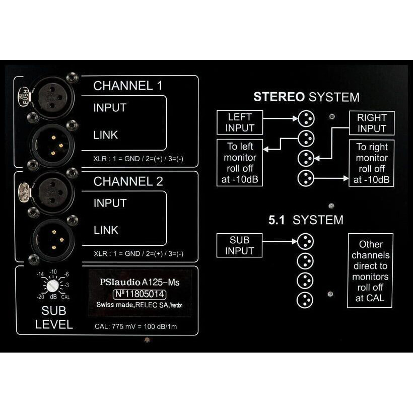 PSI Audio A125-M SUB Studio Red PSI Audio A125-M SUB Studio Red Мониторы студийные