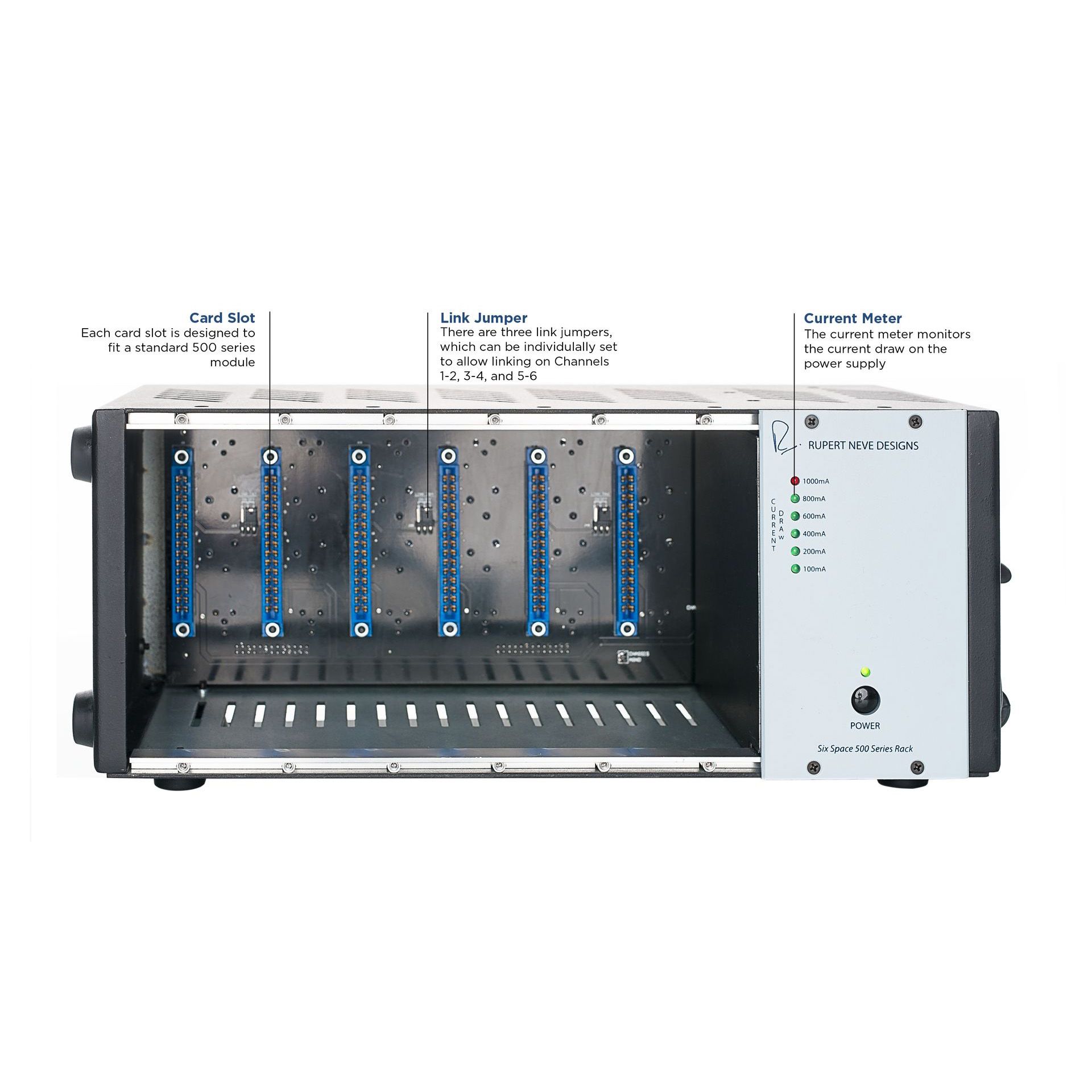 Rupert Neve Designs R6 Six Space 500 Series Rack Rupert Neve Designs R6 Six Space 500 Series Rack Стойки, рэки