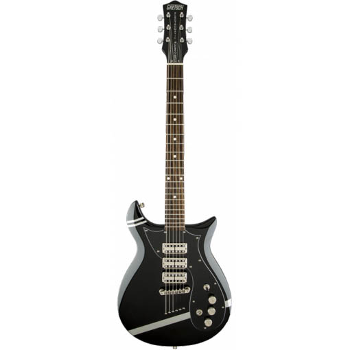 Gretsch G5135CVT-PS Patrick Stump Electromatic® Stump-O-Matic CVT, Black with Pewter Stripes Электрогитары