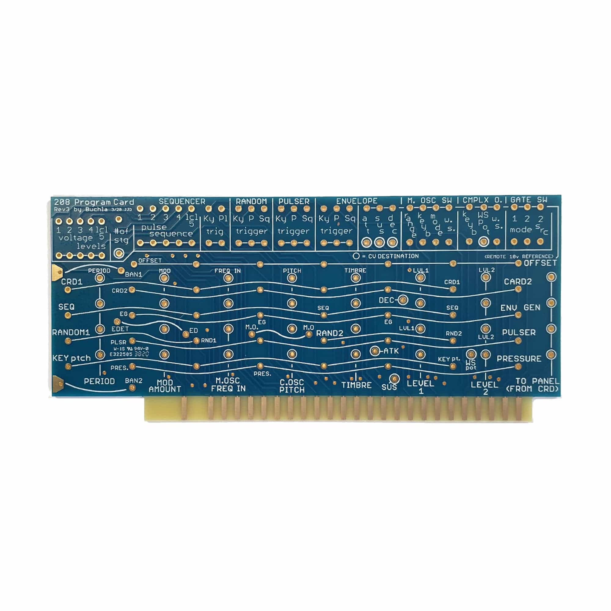 Buchla RETRO PROGRAM CARD Buchla RETRO PROGRAM CARD Аксессуары для синтезаторов