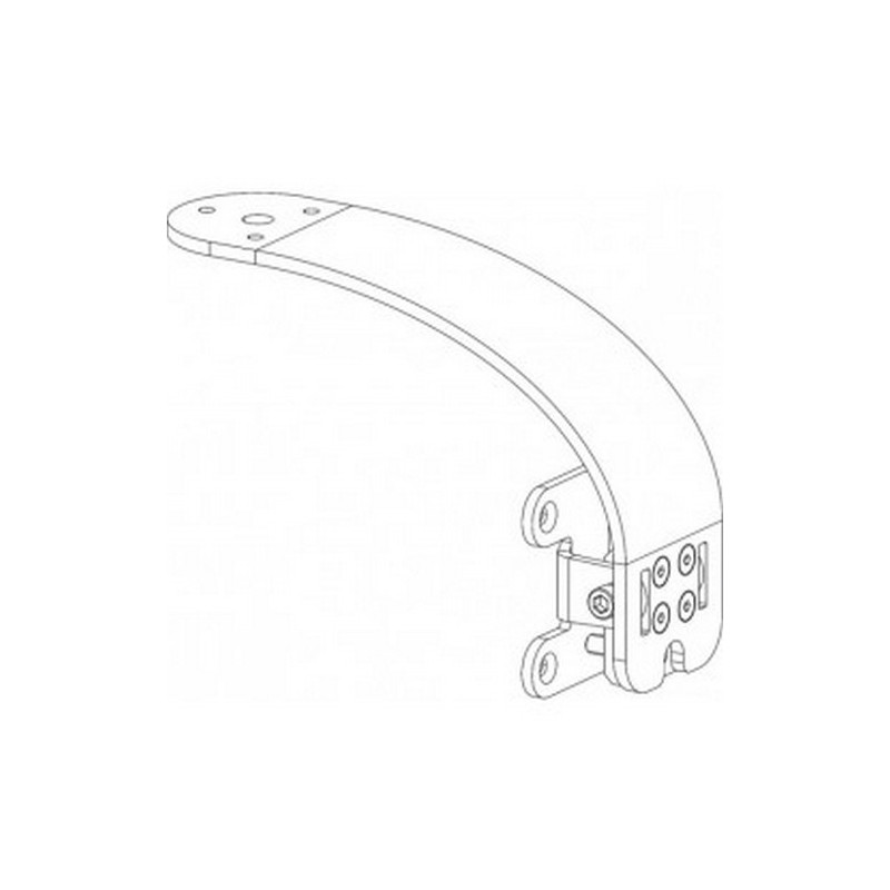 Martin Audio CDD12 YOKE ASSEMBLY WHITE Martin Audio CDD12 YOKE ASSEMBLY WHITE Стойки, коммутация АС
