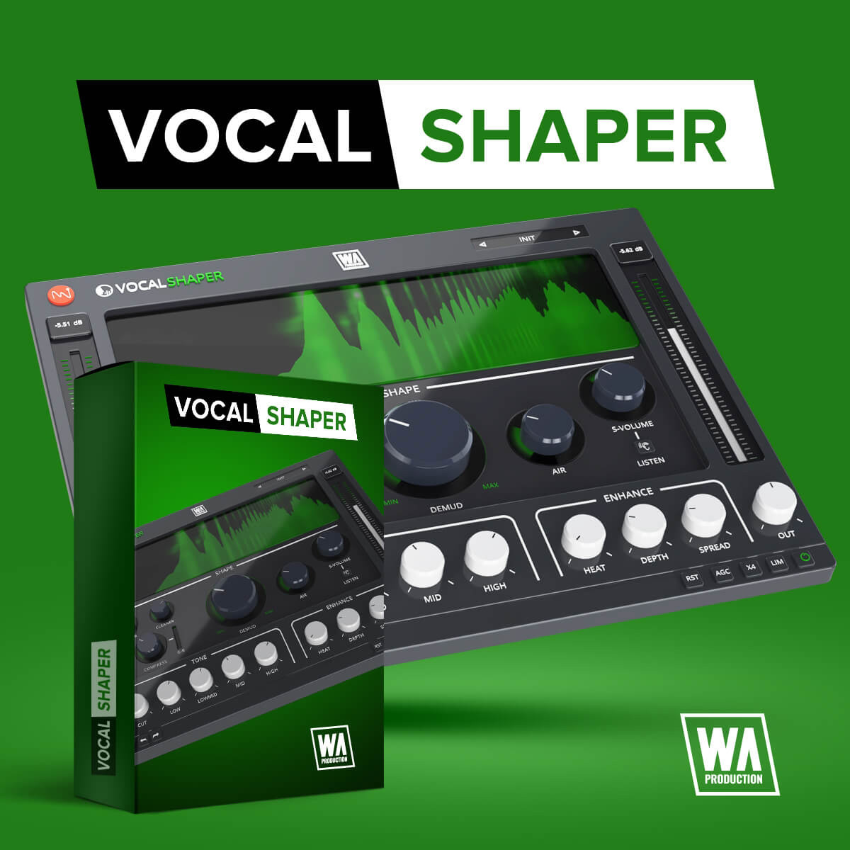 W. A. Production VocalShaper Цифровые лицензии