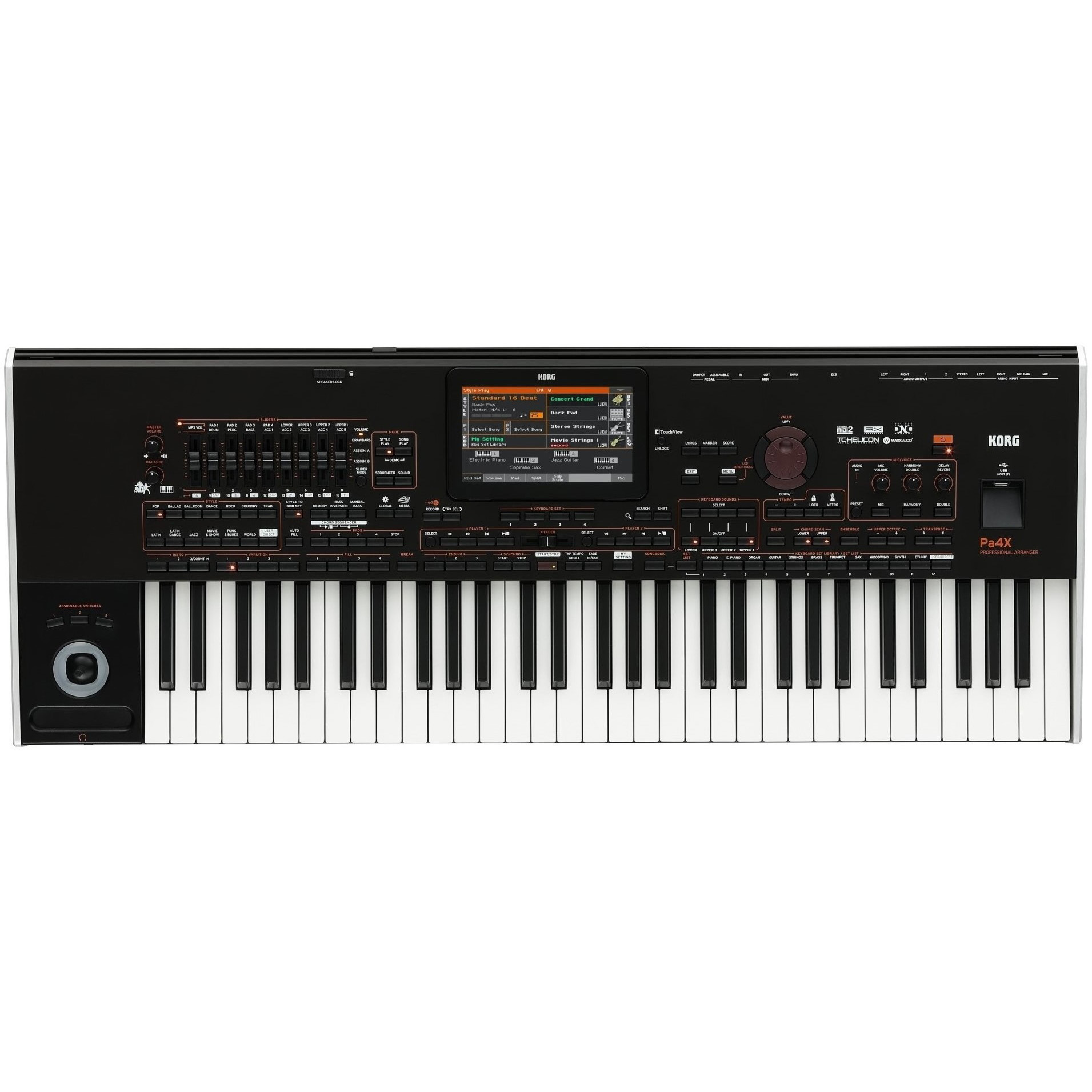 Korg Pa4X-OR 76 Цифровые рабочие аудио станции