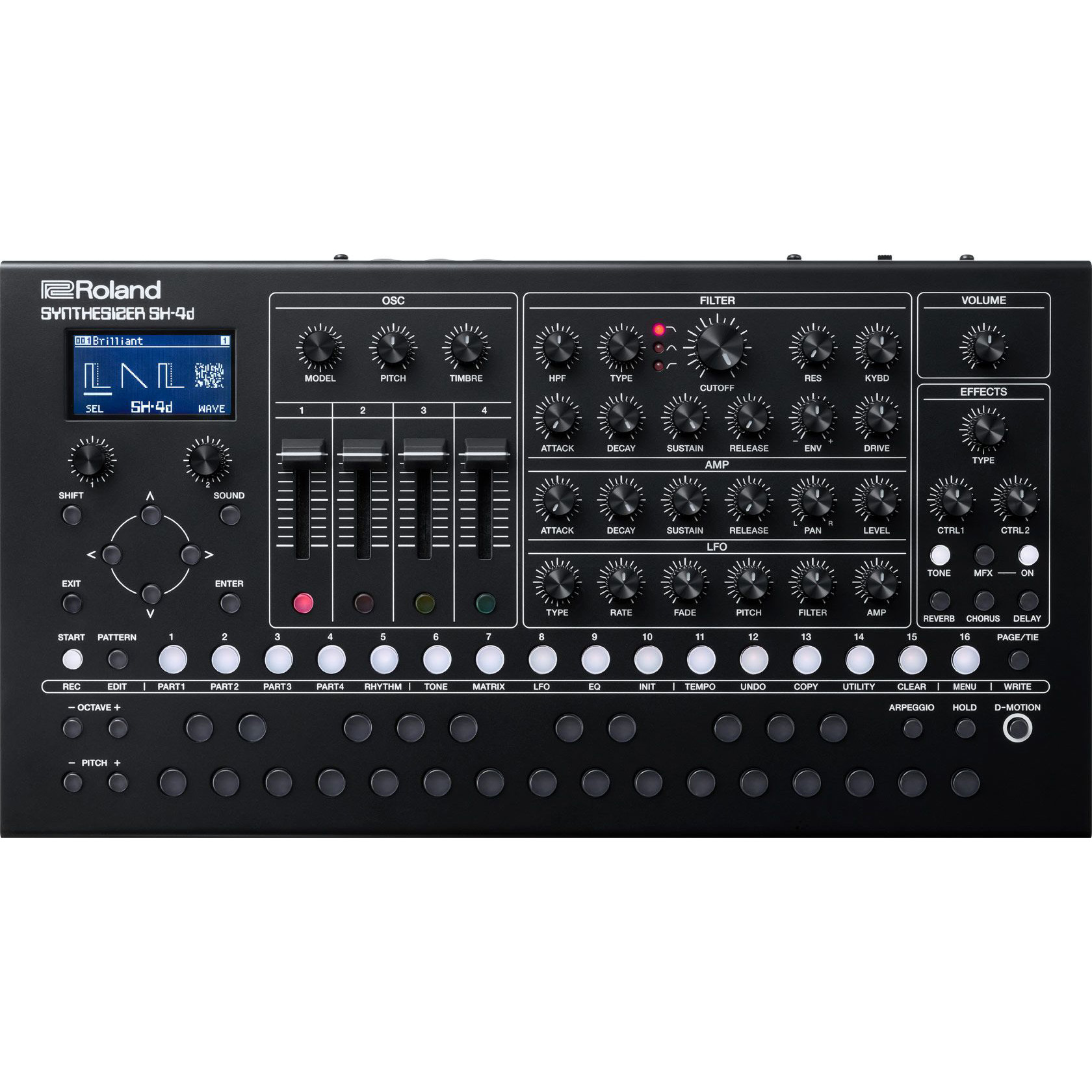 Roland SH-4D Roland SH-4D Настольные цифровые синтезаторы