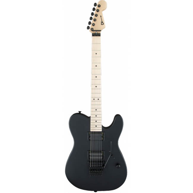 Charvel® USA Select San Dimas® Style 2 HH FR, Maple Fingerboard, Pitch Black Электрогитары